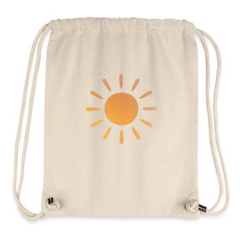 Sonne - Stanley/Stella recycelter Gym Bag - Naturweiß - Vorne