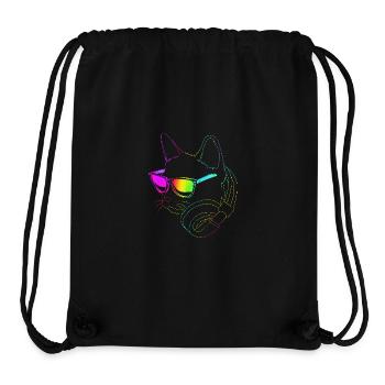 Rave Raver Techno music Techno bass Mixer - Stanley/Stella Recycled Gym Bag - black - Front