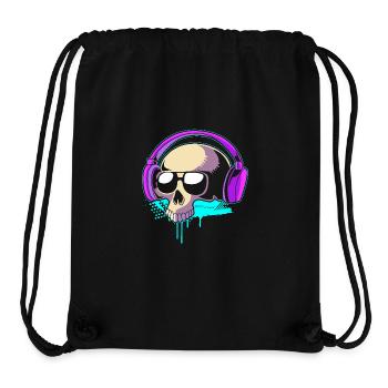 Rave Raver Techno music Techno bass Mixer - Stanley/Stella Recycled Gym Bag - black - Front