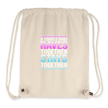 Rave Raver Techno music Techno bass Mixer - Stanley/Stella Recycled Gym Bag - natural - Front