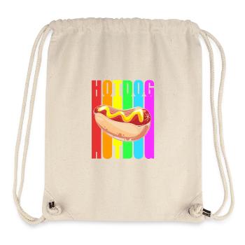 Hot Dog Snack - Stanley/Stella Recycled Gym Bag - natural - Front