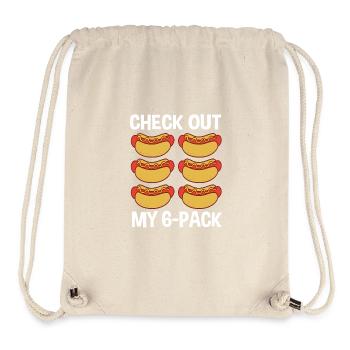 Hot Dog Snack - Stanley/Stella Recycled Gym Bag - natural - Front