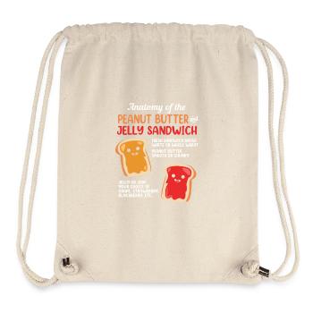 Pâte d’arachide - Sac à cordon recyclé Stanley/Stella - blanc naturel - Devant