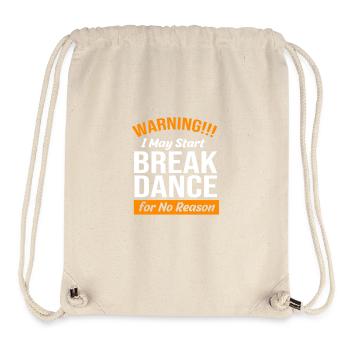 Breakdancing - Stanley/Stella Recycled Gym Bag - natural - Front