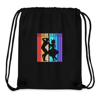 Square Dance - Stanley/Stella Recycled Gym Bag - black - Front