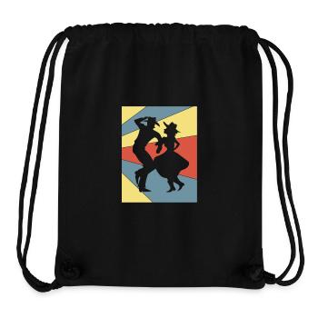 Square Dance - Stanley/Stella Recycled Gym Bag - black - Front