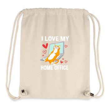 Remote Homeoffice - Stanley/Stella recycelter Gym Bag - Naturweiß - Vorne