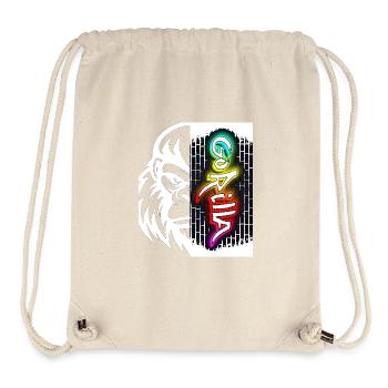 Neon-Graffiti-Text auf Ziegeln - Stanley/Stella recycelter Gym Bag - Naturweiß - Vorne