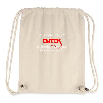 je n'irai pas en enfer - Stanley/Stella Recycled Gym Bag - natural - Front