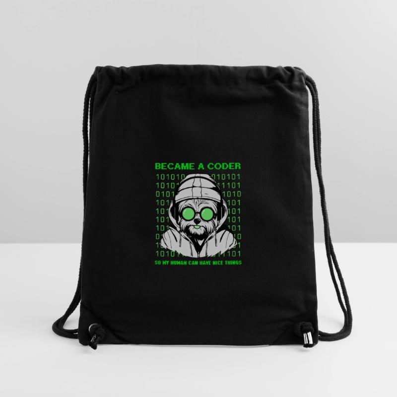 Became a Coder – Hacker Dog Binary Look Stanley/Stella recycelter Gym Bag