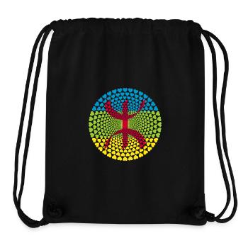 Amazigh Tamazight ⴰⵎⴰⵣⵉⵖ Berber Morocco Marokko - Stanley/Stella recycelter Gym Bag - Schwarz - Vorne