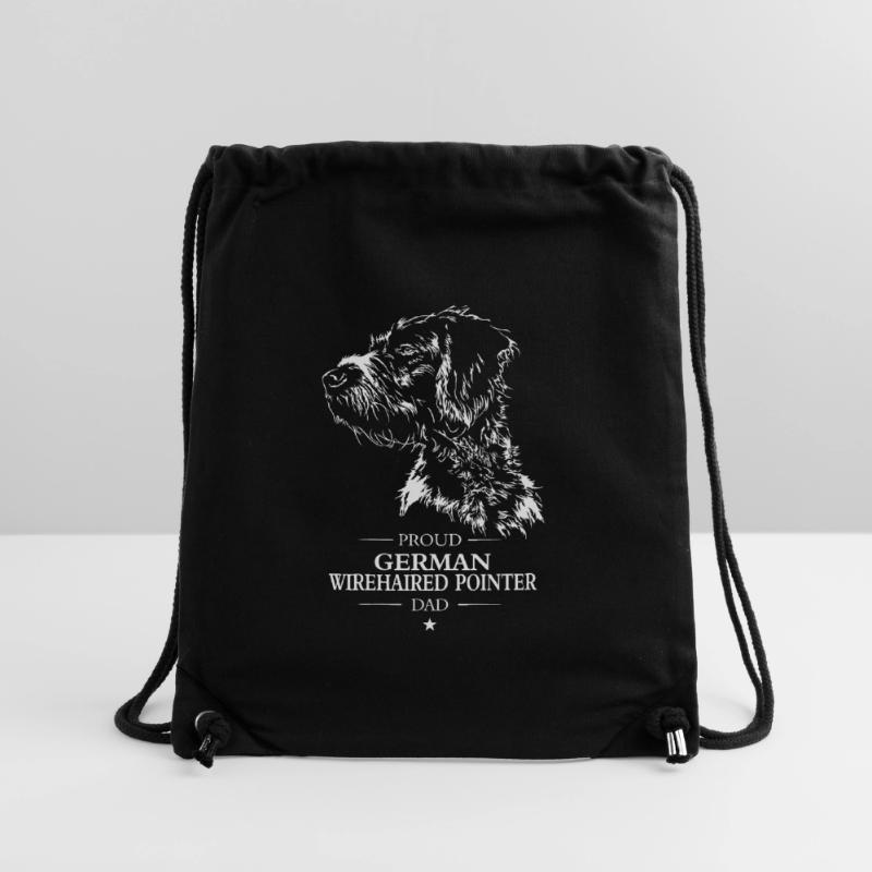 German Wirehaired Pointer Dad Hunde Hund Wilsigns Stanley/Stella recycelter Gym Bag