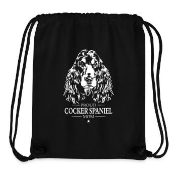 Cocker Epagneul Maman Chien Chien Wilsigns - Sac à cordon recyclé Stanley/Stella - noir - Devant