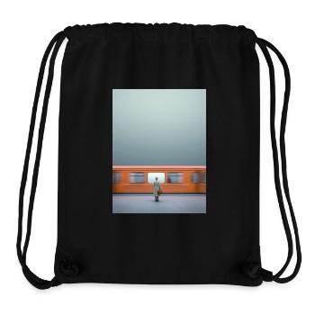 Woman in Trench Coat - Stanley/Stella Recycled Gym Bag - black - Front