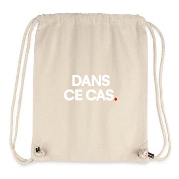 Dans ce cas - Sac à cordon recyclé Stanley/Stella - blanc naturel - Devant