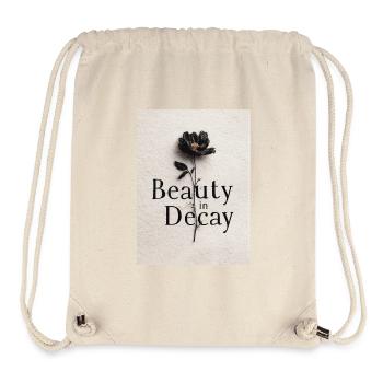Beauty in Decay: Flower in Decay - Stanley/Stella Recycled Gym Bag - natural - Front