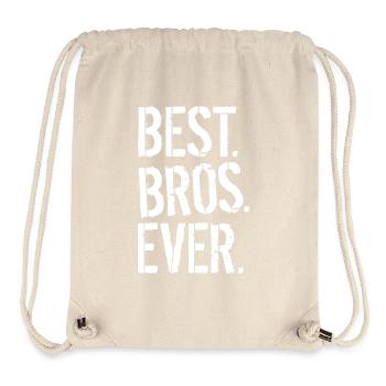 BEST. BROS. EVER. - Stanley/Stella recycelter Gym Bag - Naturweiß - Vorne