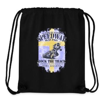 Speedway Racing - Sweden Vintage Flag - Sac à cordon recyclé Stanley/Stella - noir - Devant