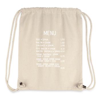 Besonders absurde Speisekarte - Stanley/Stella recycelter Gym Bag - Naturweiß - Vorne