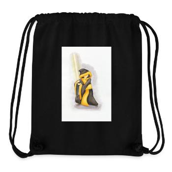Münchner Kindl mit Lichtschwert - Stanley/Stella recycelter Gym Bag - Schwarz - Vorne