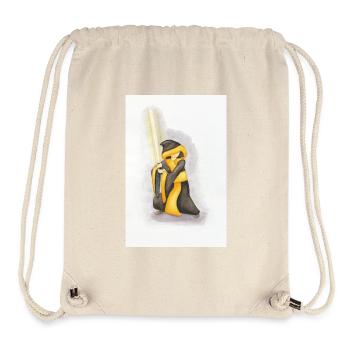 Münchner Kindl mit Lichtschwert - Stanley/Stella recycelter Gym Bag - Naturweiß - Vorne