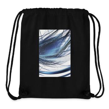 Formen und Muster - Stanley/Stella recycelter Gym Bag - Schwarz - Vorne