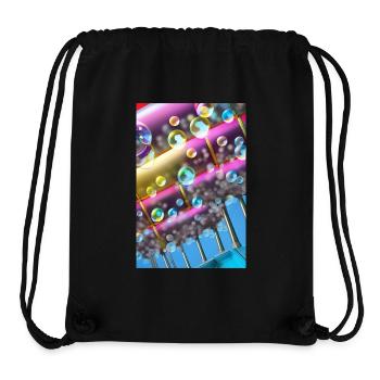 Colorful soap bubbles - Stanley/Stella Recycled Gym Bag - black - Front