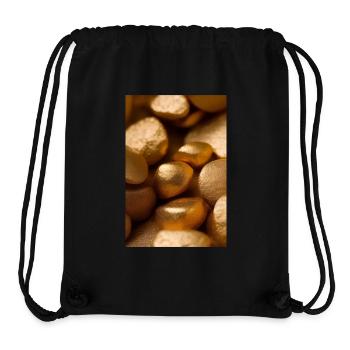 Gold Stücke - Stanley/Stella recycelter Gym Bag - Schwarz - Vorne