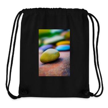 Colorful stones - Stanley/Stella Recycled Gym Bag - black - Front