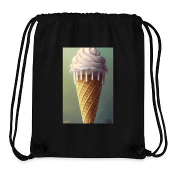 Eiscreme - Stanley/Stella recycelter Gym Bag - Schwarz - Vorne