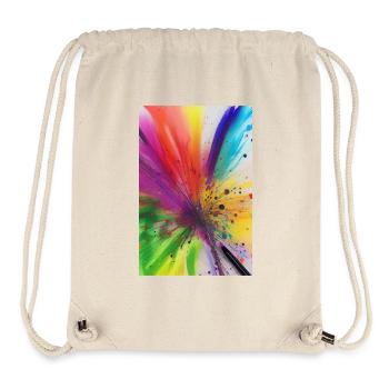 Splashes of color - Stanley/Stella Recycled Gym Bag - natural - Front