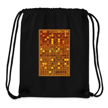 Vintage Pattern - Stanley/Stella Recycled Gym Bag - black - Front