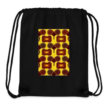 Vintage Pattern - Stanley/Stella Recycled Gym Bag - black - Front