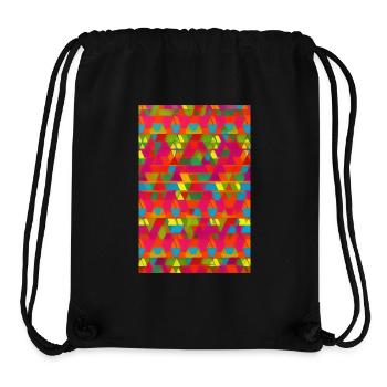 Modèle rétro - Sac à cordon recyclé Stanley/Stella - noir - Devant