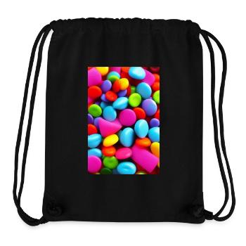 Bonbons - Stanley/Stella recycelter Gym Bag - Schwarz - Vorne