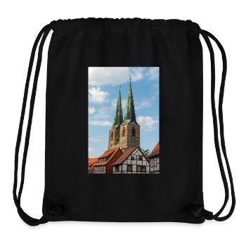 St. Nicholas Church Quedlinburg Saxony-Anhalt - Stanley/Stella Recycled Gym Bag - black - Front