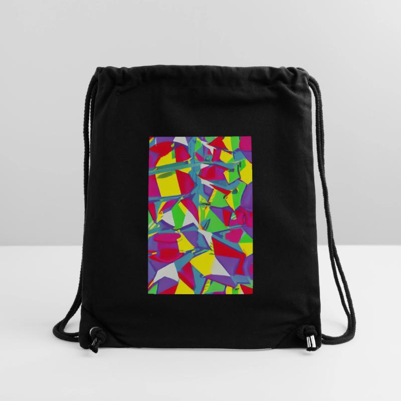 Retro Pattern Colorful Stanley/Stella Recycled Gym Bag
