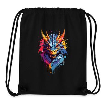 Cool Dragon - Stanley/Stella Recycled Gym Bag - black - Front