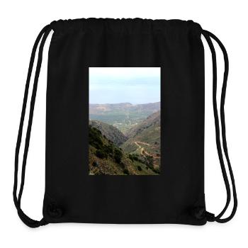 Mountain Mountains Mountain Landscape Poster - Stanley/Stella Recycled Gym Bag - black - Front