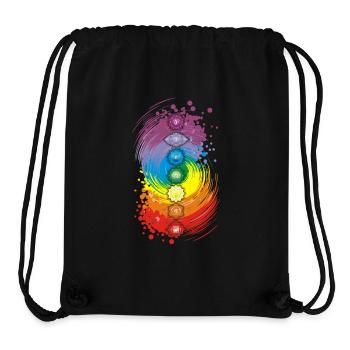 Chakra-Gleichgewicht - Stanley/Stella recycelter Gym Bag - Schwarz - Vorne