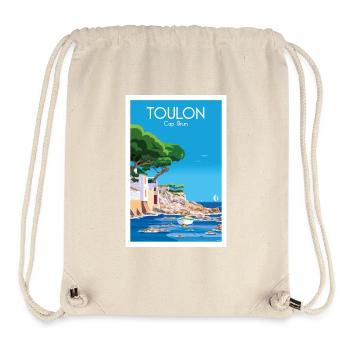 TOULON CAP BRUN - Sac à cordon recyclé Stanley/Stella - blanc naturel - Devant