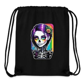 Halloween - Rock & Regenbogen - Stanley/Stella recycelter Gym Bag - Schwarz - Vorne
