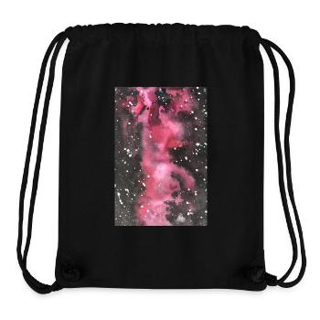 Galaxy Nebula Galaxie Nebel Nerd Astronomie space - Stanley/Stella recycelter Gym Bag - Schwarz - Vorne