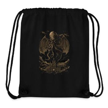 Cthulhu-Horror - Stanley/Stella recycelter Gym Bag - Schwarz - Vorne