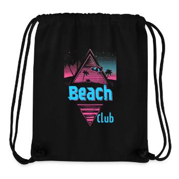 Beach Club Retrowave - Stanley/Stella Recycled Gym Bag - black - Front