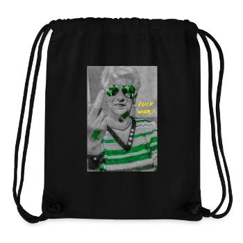 Fuck war! - Stanley/Stella Recycled Gym Bag - black - Front