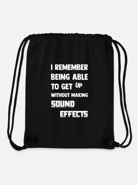 Sound Effects - Stanley/Stella recycelter Gym Bag - Schwarz