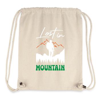 Lost in Mountain Hiking - Stanley/Stella Recycled Gym Bag - natural - Front