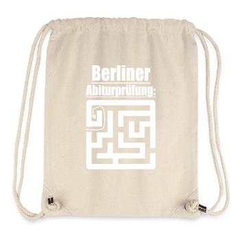 Abitur Abschluss Prüfung Sprüche lustig Berlin Abi - Stanley/Stella recycelter Gym Bag - Naturweiß - Vorne
