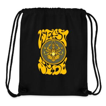 West side - Stanley/Stella Recycled Gym Bag - black - Front